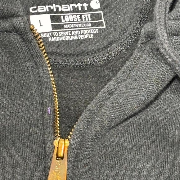 Carhartt Hoodie black size L - Picture 2 of 4